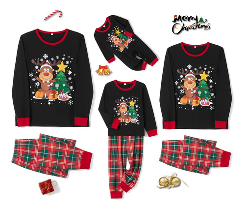 Pijamas De Navidad Pijamas A Juego Para La Familia Pijamas