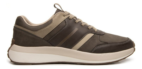 Zapato Flexi Sneaker Hombre 413903 Taupe Plantilla Removible