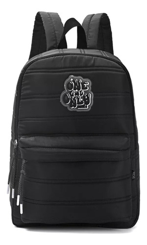  Mochila Espalda 16 PuLG Lisa Smile One Only - Negro 