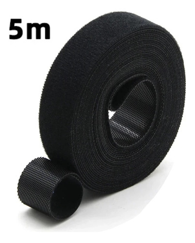 Rollo Cinta Velcro 5m Organizador Cables, Es Mas Ancho 20mm