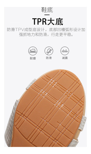 25-3 Sandalias Cómodas Informales De Moda For Mujer