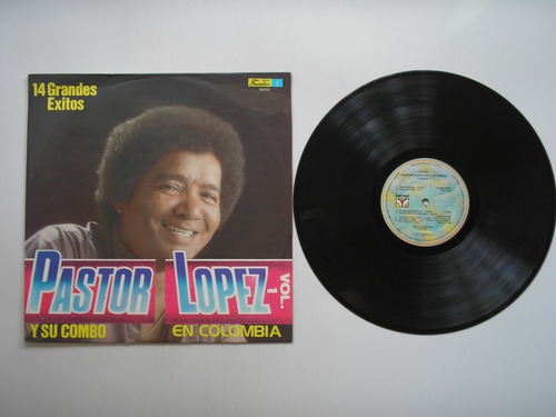 Lp Vinilo Pastor Lopez Y Su Combo 14 Exitos Colombia 1991