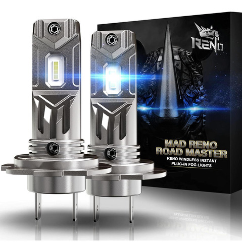 Reno H7 Bombillas Led, H7 12000lm 6500k Blanco Frio H7 Bombi