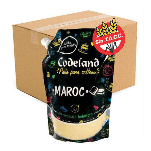 Pasta Codeland Para Relleno Marroc X500grs (bultox8)