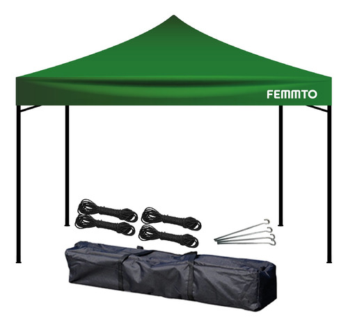 Gazebo 3x3 Metros Autoarmable Plegable De Exterior Verde (Reacondicionado)