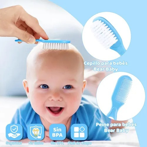 Juego De 20 Termómetros Para El Cuidado De Las Uñas Baby Car Color Azul