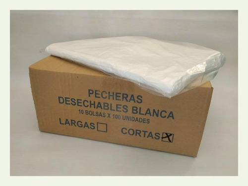 10 Bolsas Pecheras Polietileno Desechables  (100 U)