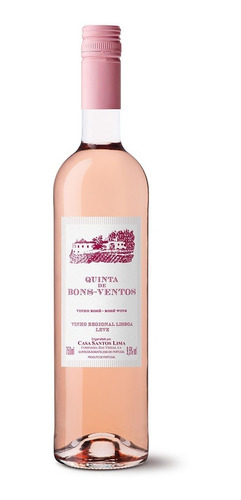 Imagem 1 de 2 de Vinho Português Quinta Dos Bons-ventos Rosé 750ml