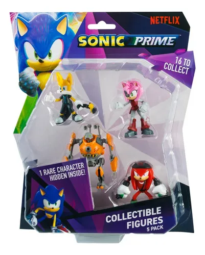 Mu eco Sonic Prime X5 Figura Coleccionable A 6cm Son2040 Srj