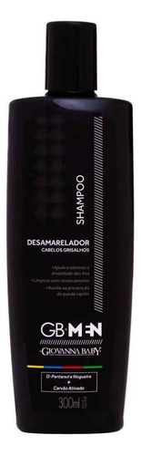 Shampoo Gb Men Desamarelador Cabelos Grisalhos