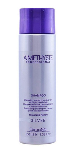 Amethyste Shampoo Silver Azul 250ml Mechas Platinadas 