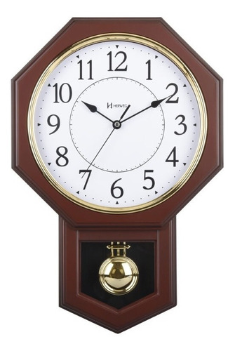 Relógio Parede Pêndulo Cerejeira Westminster 530018 Herweg Cor da estrutura Cerejeira Escuro Cor do fundo Branco