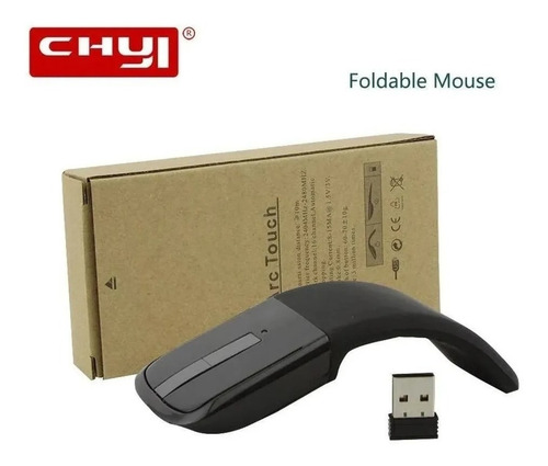Mouse Sem Fio Arc Touch Slim Optical Dobrável Chyi Recp. Usb