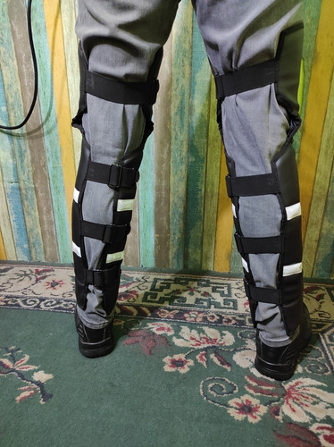 Imagen 4 de 10 de Chaparreras Motociclista Protección Pantalones Biker Msi