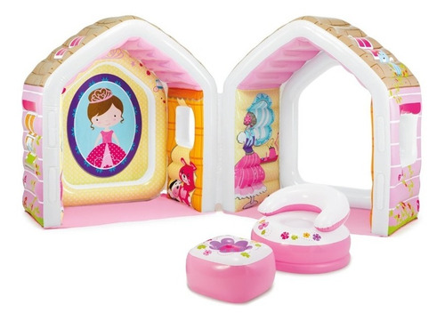 Casita Princesa Inflable De Niños Intex 124x109x122cm