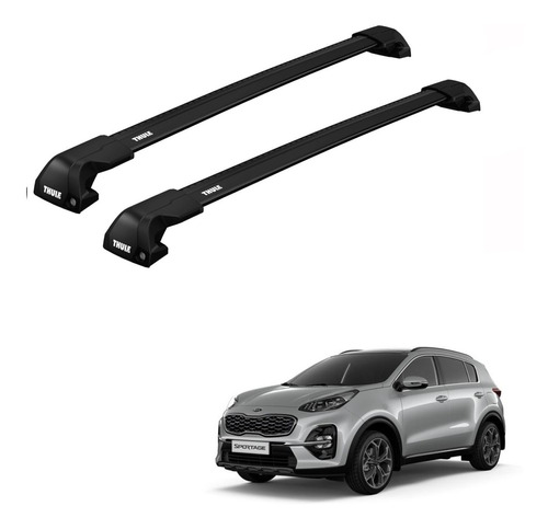 Rack Bagageiro Thule Evo Edge Kia Sportage Suv 2017 Diante