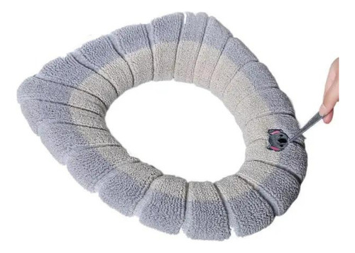 Funda De Inodoro De Felpa Lavable Para Wc