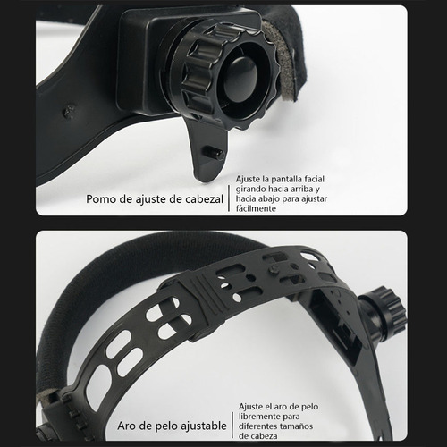 Máscara De Soldadura Con Oscurecimiento Automático De Color