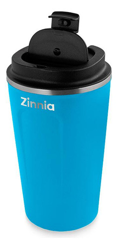 Copo De Cafe Zinnia Zr70, 500ml, Azul, Znc-zr70-bu01 Cor Azul Logo