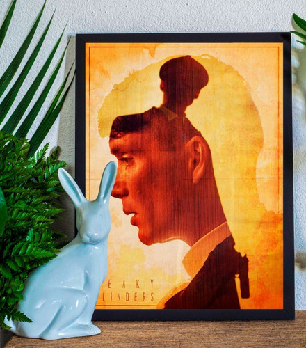 Cuadro Marco Negro Poster 33x48cm Shelby Peaky Blinders 04