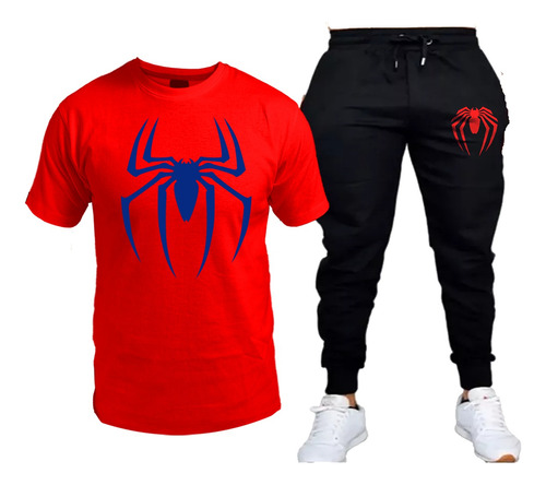 Conjunto Remera Y Pantalon De Spiderman / Para Niños/colores