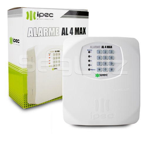 Central De Alarme Comercial Residencial Max 4 Ecp + Controle