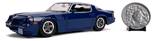 Jada Toys Chevrolet Camaro Z28 De Billy Azul Oscuro Lq59t