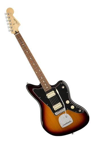 Guitarra eléctrica Fender Player Jazzmaster de aliso 3-color sunburst brillante con diapasón de granadillo brasileño
