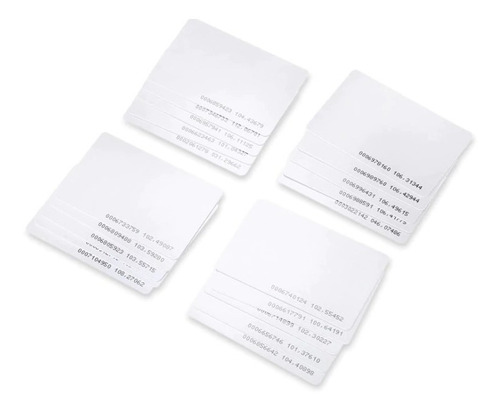 Tarjetas De Proximidad 125 Khz Id Card Imprimibles Uso Rudo