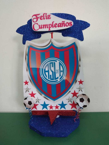 San Lorenzo Adorno Torta Telgopor Cotillón Chirimbolos 