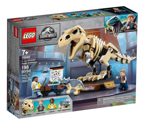 Imagem 1 de 3 de Lego Jurassic World -exposição De Fóssil Do Dinossauro T.rex