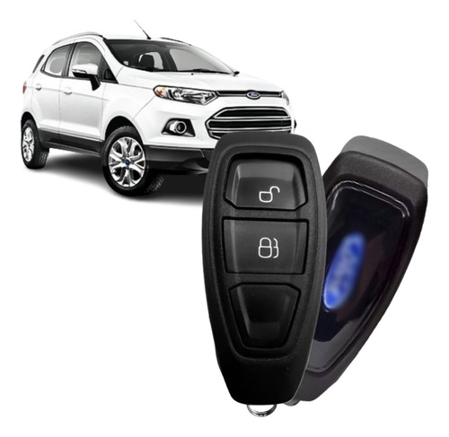 Carcaça Chave Presença Ford Ecosport 2013 2014 2015 2 Botões