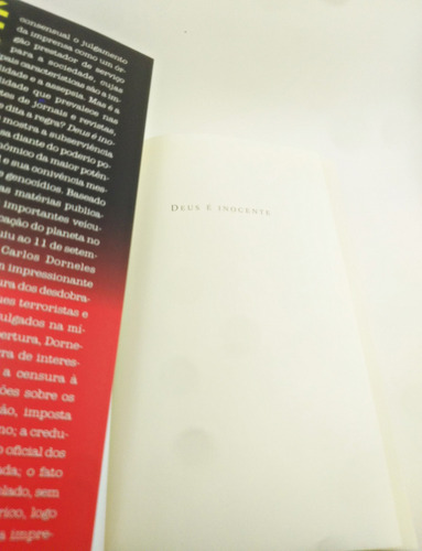 Livro Deus É Inocente, A Imprensa, Não - Carlos Dorneles (Usado)