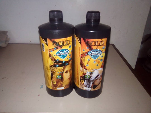 Cera Fria Y Cirugia Capilar Gold Diamont 2 Pasos 1 Litro