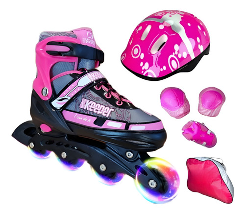 Patines En Linea Ajustables Semiprofesionales Keeper