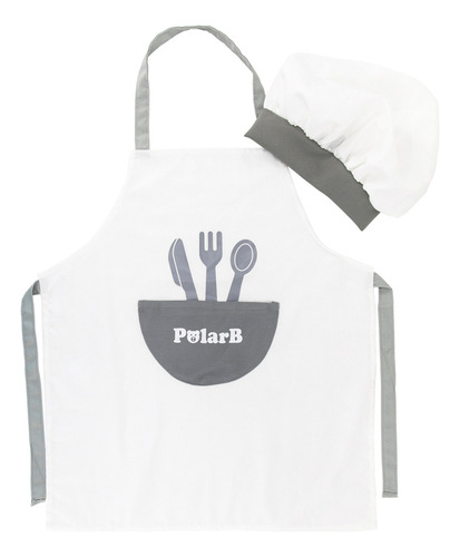 Polar B - Delantal Y Gorro Mini Chef