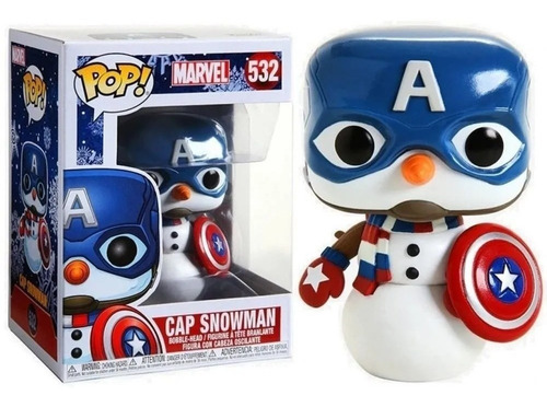 Funko Pop | Marvel - Capitán América Snowman 532 Original