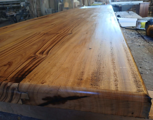 Mesada De Madera Maciza De Quebracho Colorado X Metro Lineal Colorado