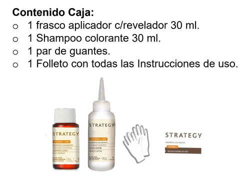Strategy Shampoo Color Castaño Claro Efecto Inmediato (sh.co
