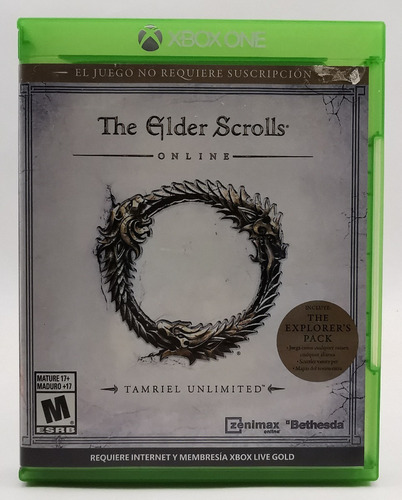 Elder Scrolls Online Tamriel Unlimited Xbox One R G Gallery (Usado)