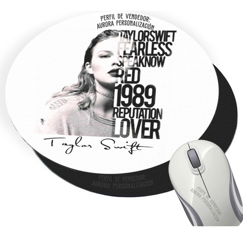 Pad Mouse Estampado Taylor Swift Cantante 003