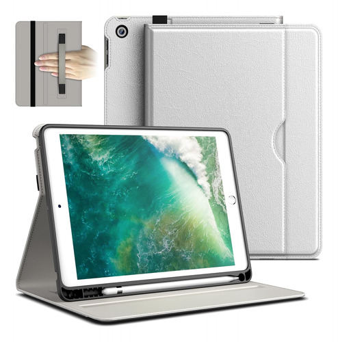 Jetech Funda P/ iPad 6ta 5ta Gen (9,7 Pulgadas) Plateado