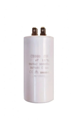 Capacitor Trabajo 45uf 45mfd 250v Ac Terminal Envio Gratis