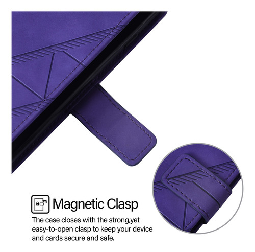 Funda De Piel Empresarial Para Motorola E15, A Prueba De Salpicaduras, 3 Ranuras Para Tarjetas, Soporte, Bloqueo Rfid, 6 Colores