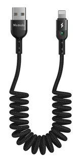 Cable Para iPhone Mcdodo Retractil Usb A Lightning 1.8m Negro