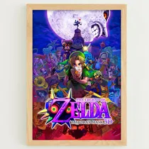 Comprar Cuadro The Legend Of Zelda Majoras Mask Madera Vidrio Poster