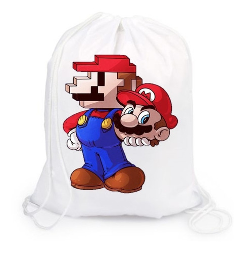 Tula Deportiva Mochila Mario Bros