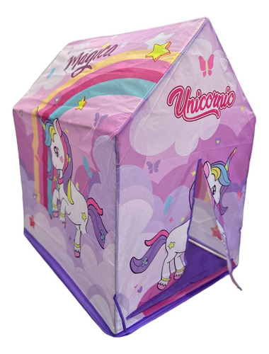 Casita Infantil Carpa Armado Fácil Unicornio Pijamada 