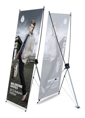 6 X Frame C Banner Display Araña 60x160cm Economico Portatil