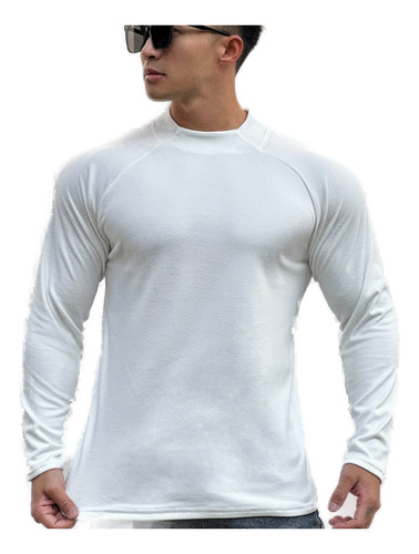 Camisa Holgada De Forro Polar Muscular De Tendencia Deportiv